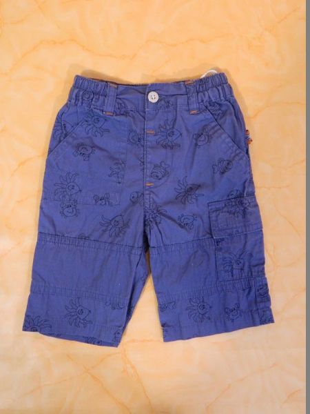 Hose Blau Fischmotive Gr. 56