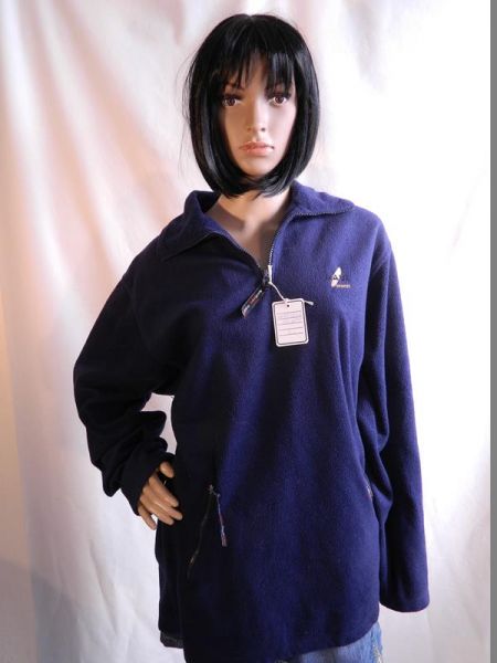 Maui Sports Fleece-Pullover Blau, Gr. XL