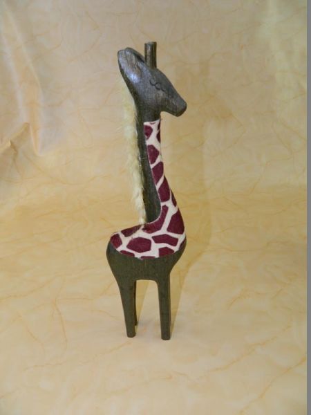 Deko Holzgiraffe