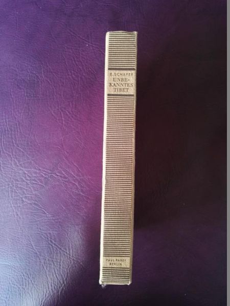 "Ein unbekanntes Tibet" von Ernst Schäfer