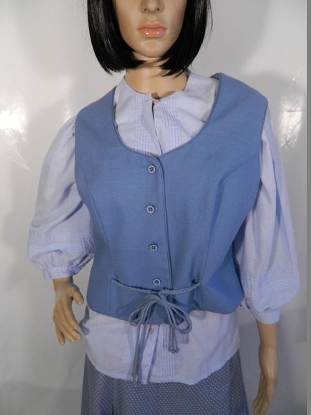 Dirndl Landhausstil Blau Gr. 44