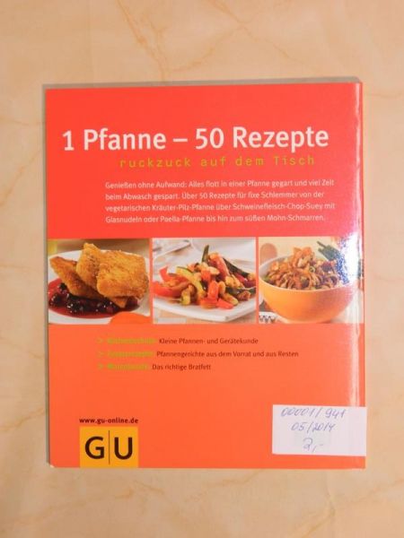 Kochbuch "1 Pfanne - 50 Rezepte" von Martina Kittler