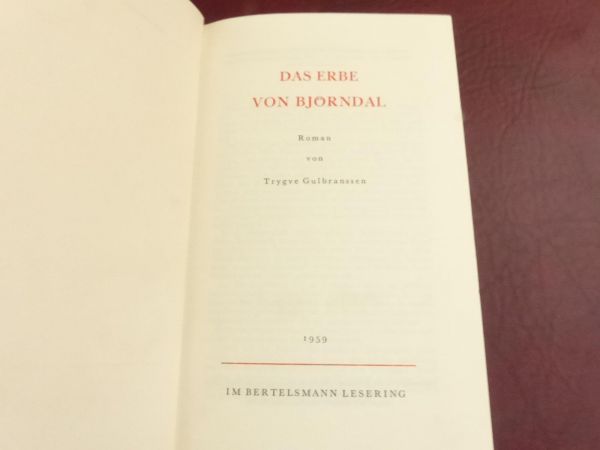 Trygve Qulbranssen, Das Erbe von Björndal