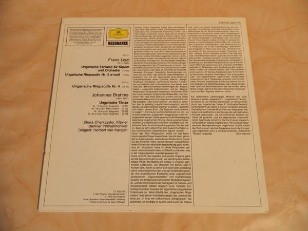 LP Liszt und Bahms, Ungarische Werke