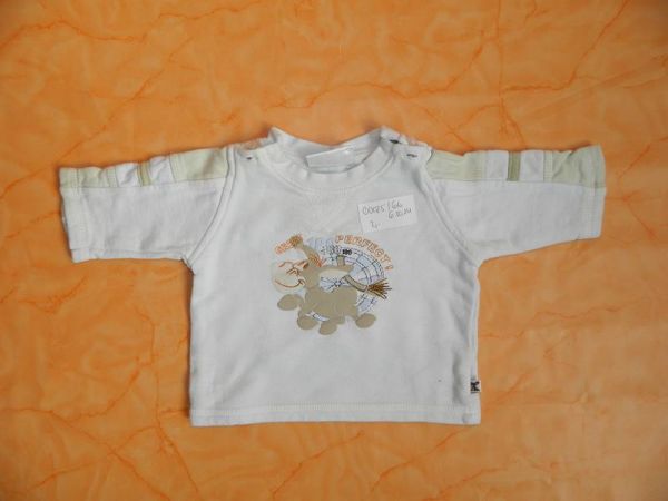 Baby Sweatshirt Mint Eselmotiv Gr. 56
