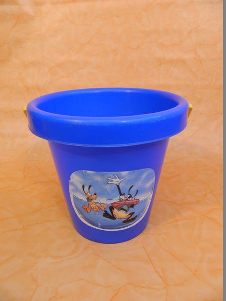 Eimer Blau Pluto und Goofy