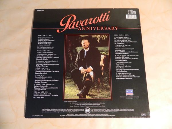 LP Pavarotti Anniversary