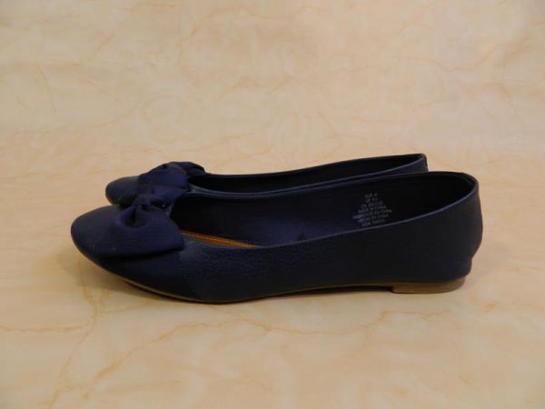 H&M Ballerinas Blau mit Schleife Gr. 41