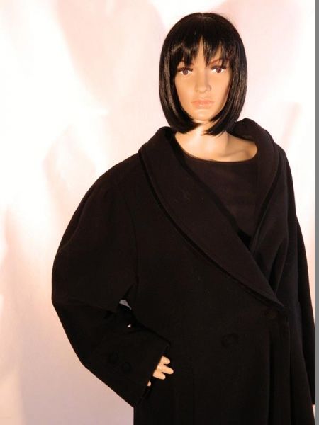 Mantel Schwarz Gr. 40