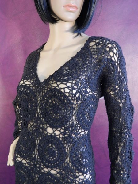 Netz-Pullover Größe L