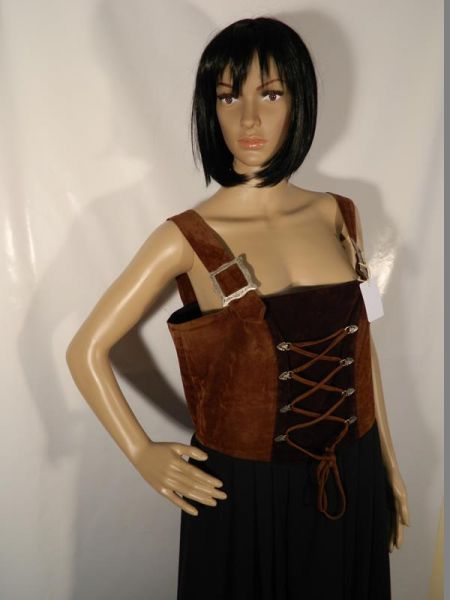 Dirndl/Kleid Braun/Schwarz Landhausstil Gr. 42