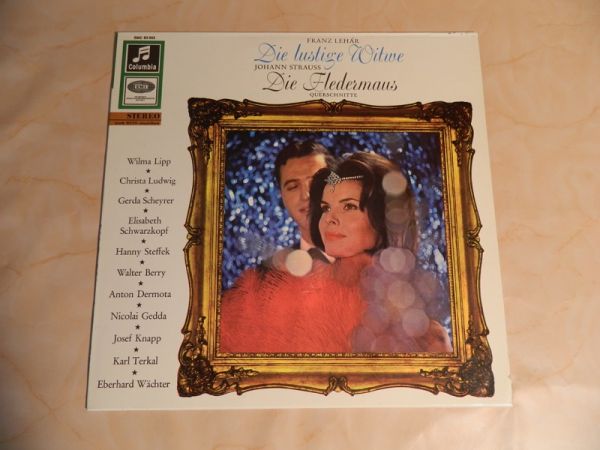 LP Die lustige Witwe, Lehar und die Fledermaus, Strauss
