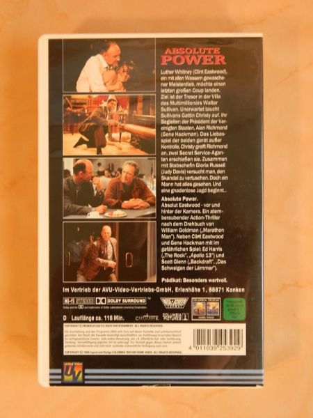 VHS "Absolute Power"