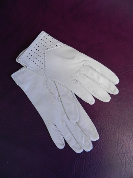 Feine Lederhandschuhe, Creme