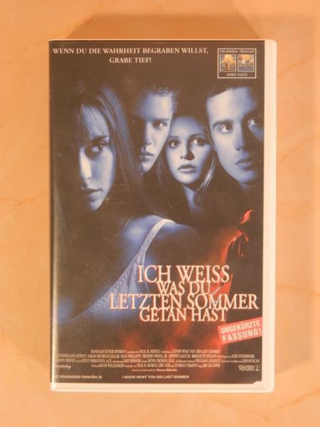 VHS "Ich weiss was du letzten Sommer getan hast" (ungekürzte Fassung)