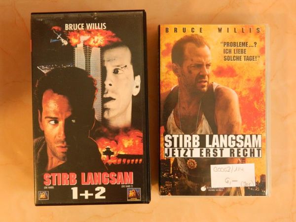 VHS 3er Set "Stirb Langsam" (Teil 1-3)