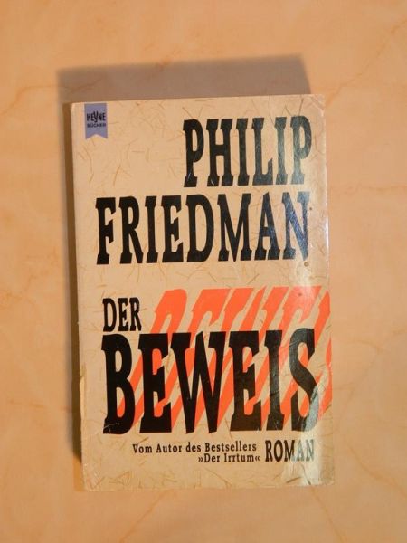 Roman "Der Beweis" von Philip Friedman