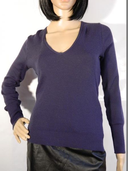 Benetton Sweatshirt langarm Lila Gr. L