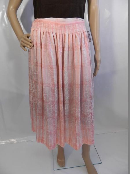 Dirndl-Schürze Landhaus Rosa mit Blumenmuster Gr. 42