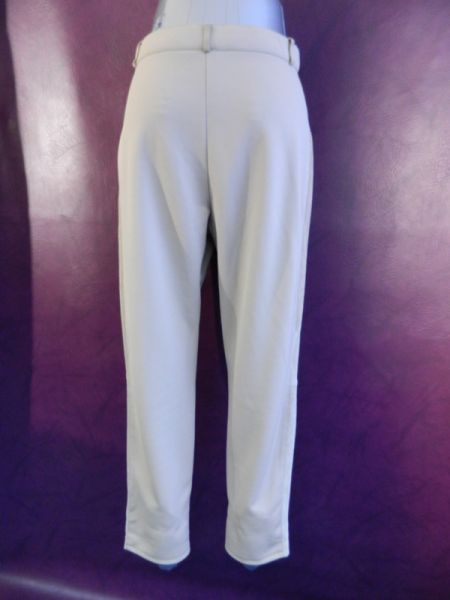 Hose, Veloursleder/Stoff-Mix Gr. 40