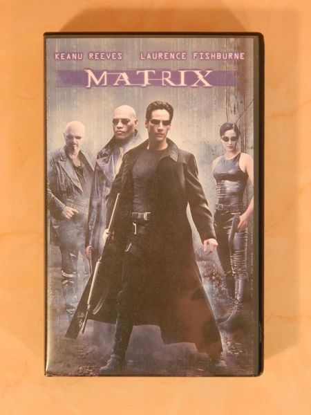 VHS "Matrix" mit Keanu Reeves