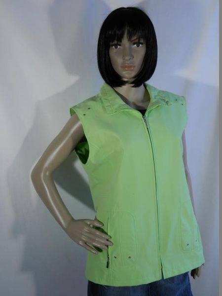 Weste Neongrün, Gr. 40