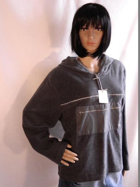 Kapuzenpullover Grau, Gr. L