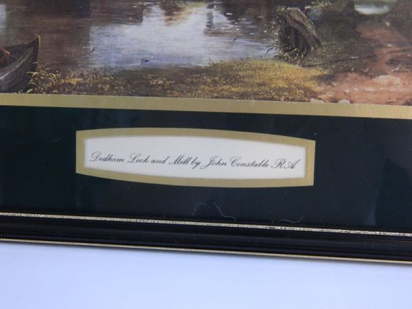 Dedham Lock and Mill by John Constable RA