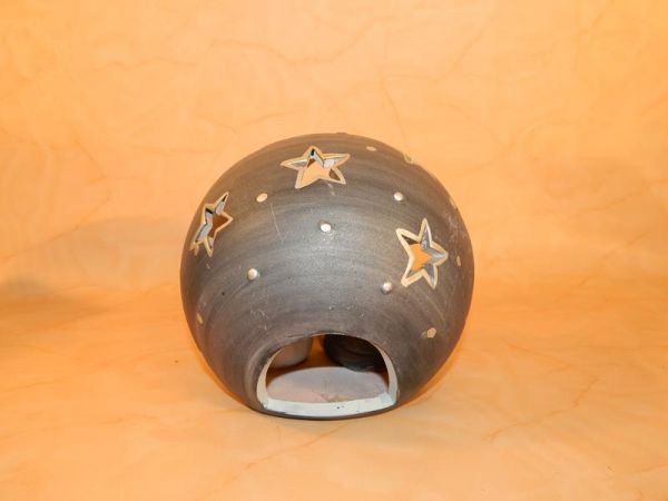 Weihnachtsdeko Kugel Silber mit Figuren