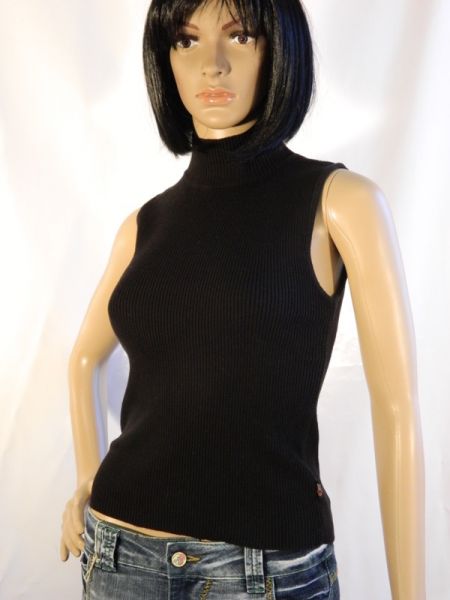 Geripptes Feinstrick-Top Gr. M