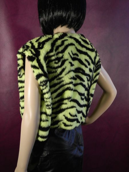 Kunstfell-Weste Gr. M/L