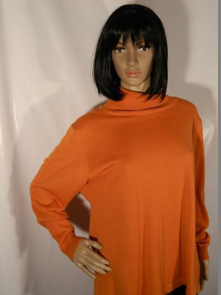 C&A Pullover Orange Rollkragen Gr. XL