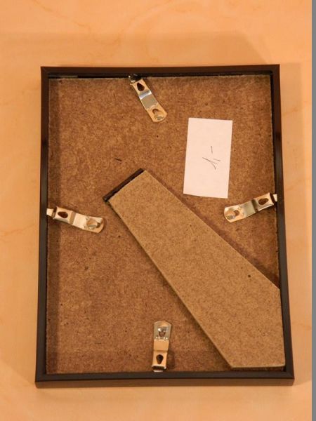 Schwarzer Bilderrahmen 13x18cm