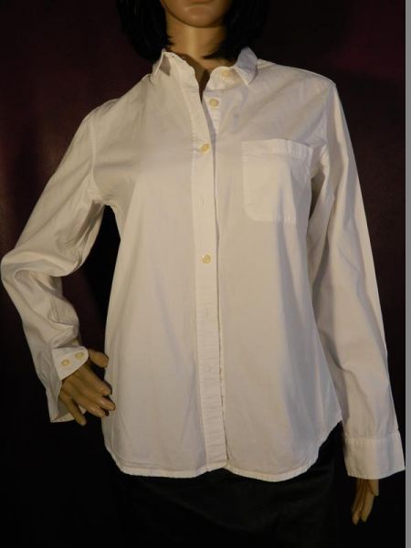 Eddie Bauer Bluse Creme Gr. S