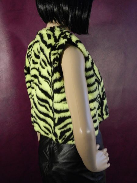 Kunstfell-Weste Gr. M/L