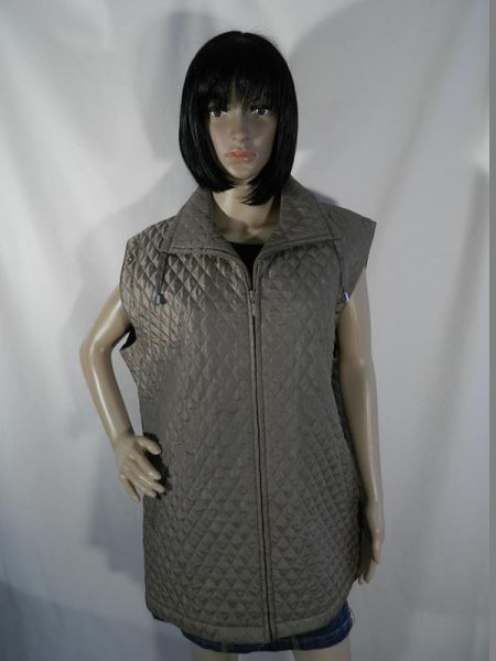 Daunenweste Khaki, Gr. XXXL