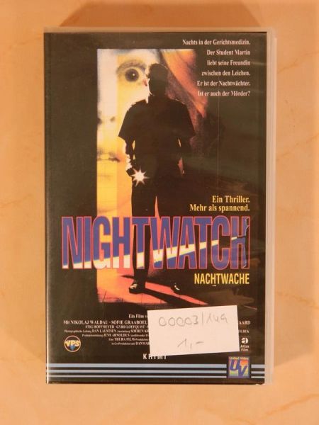 VHS "Nightwatch - Nachtwache"