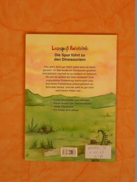 Lesespaß Ratekrimis - Die Spur führt zu den Dinosauriern