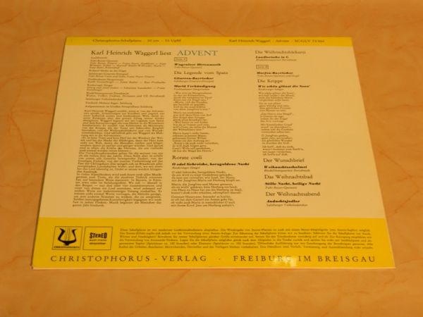 LP Karl Heinrich Waggerl liest Advent