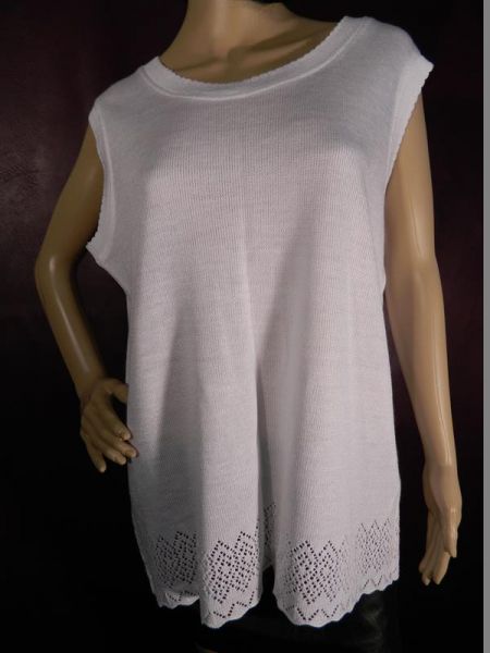 Top Weiss Strick Gr. 46