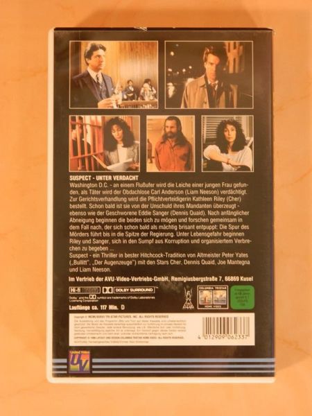 VHS "Suspect - Unter Verdacht"