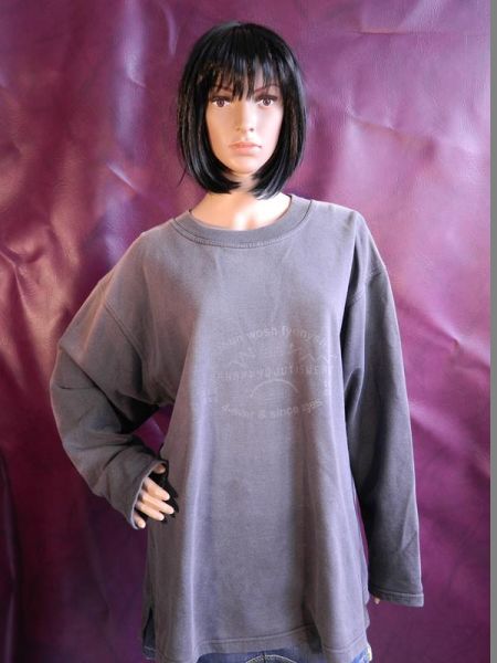 Back To Basics Pullover Dunkelgrau, Gr. M