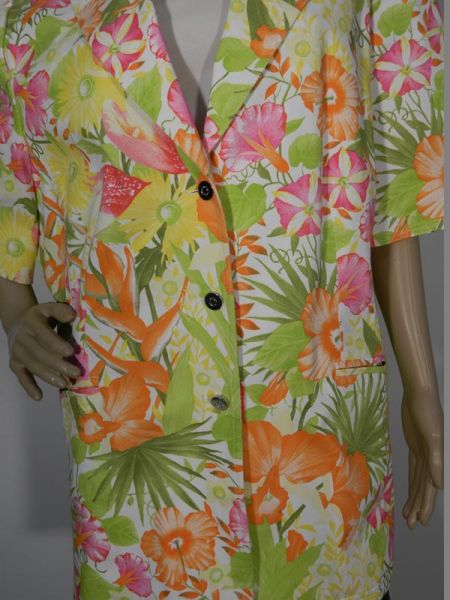 Corena Jacke Blumenmuster Gr. 48