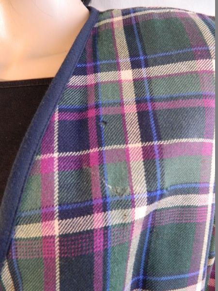 Frankenwälder Jacke Grün Kariert, Gr. 48