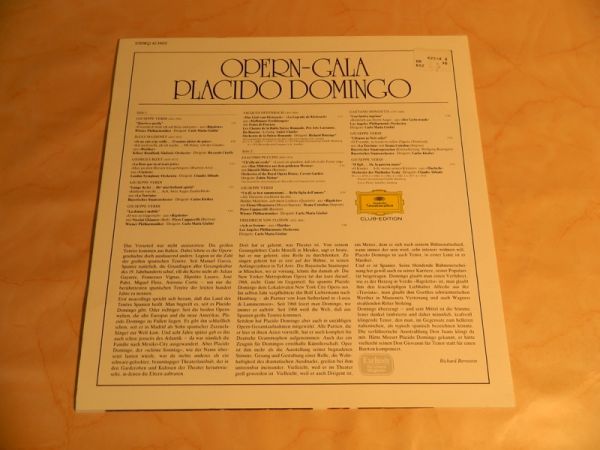 LP Opern-Gala, Placido Domingo