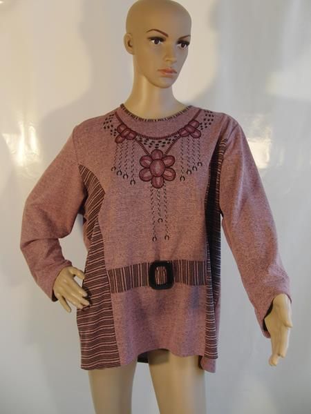 Rosa Stretch-Shirt Gr. XXXL