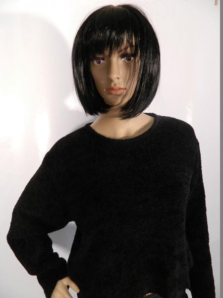 Pullover Schwarz Gr. 34/36