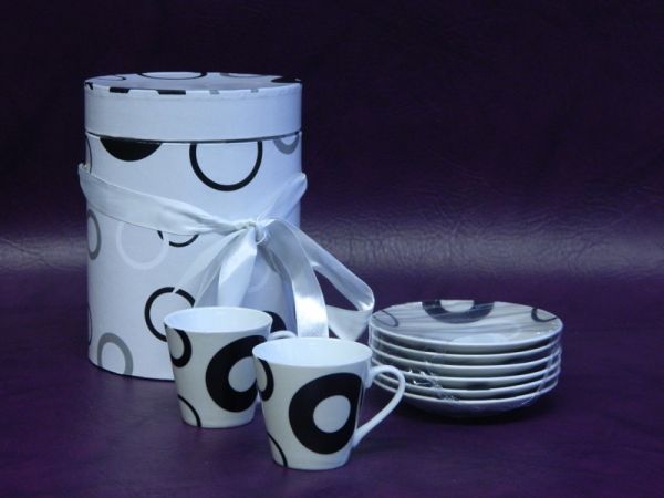 Kaffee-Tassen, 6-er Set