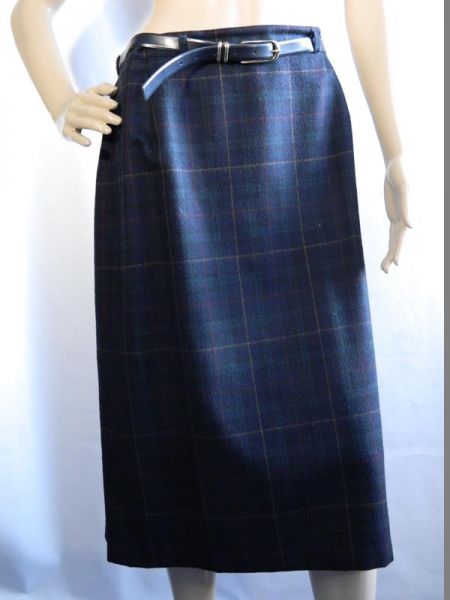 YSS Rock Schwarz Kariert mit schwarzem Gürtel, Gr. 48