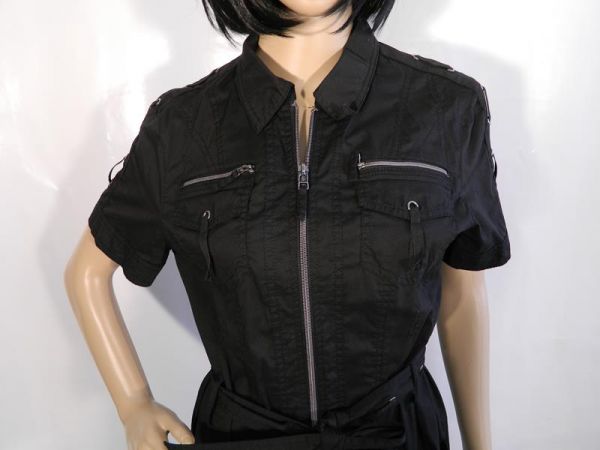 Bonita Kleid Schwarz Reissverschluss Gr. 38
